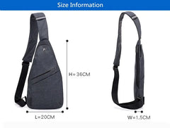 Anti-Theft Men's Messenger Bags Sling Shoulder Bags Chest Pack