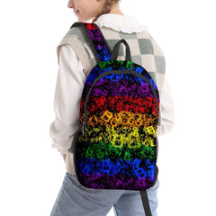 Arrival LGBT 3D Printed Student Backpack Laptop Bag