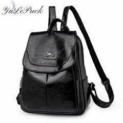 Girls School Bags Studded Leather Small Travel Backpack