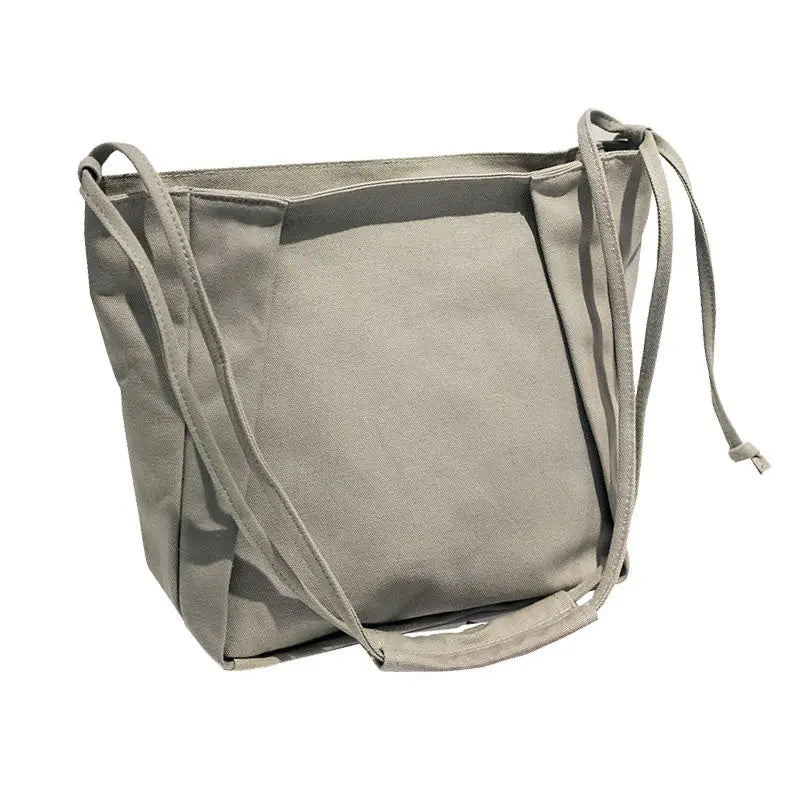 Canvas Bag Women's Messenger Bag College Literary Canvas Bag Shoulder Cloth Bag