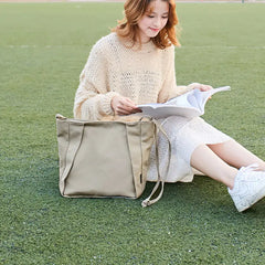 Canvas Bag Women's Messenger Bag College Literary Canvas Bag Shoulder Cloth Bag