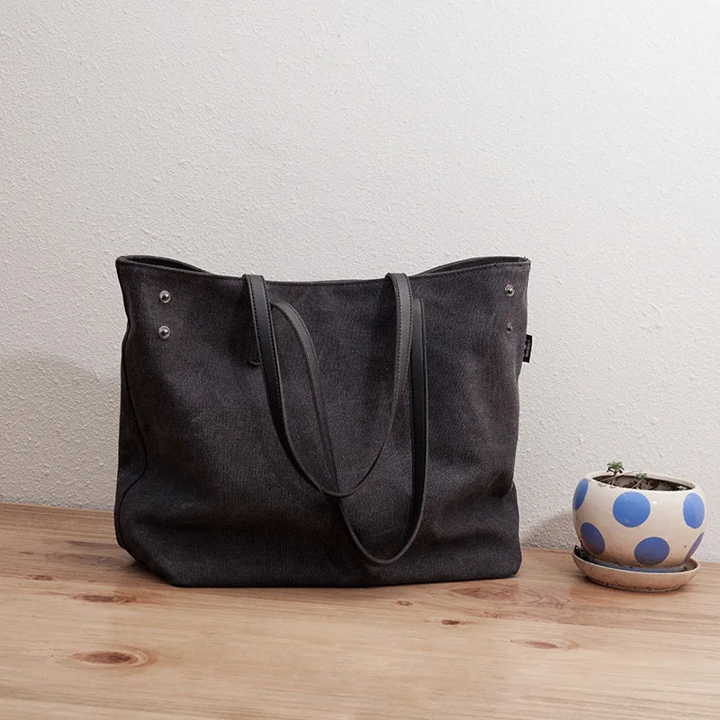 Canvas Bag Women's Shoulder Handbag