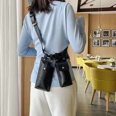 Stylish PU Leather Belt Bag for Women