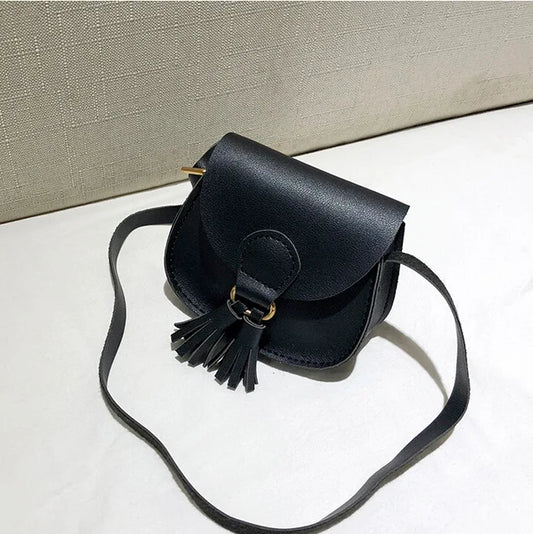 Kids Small Shoulder Bag 7 Colors PU Leather Waist Bag Crossbody Handbags