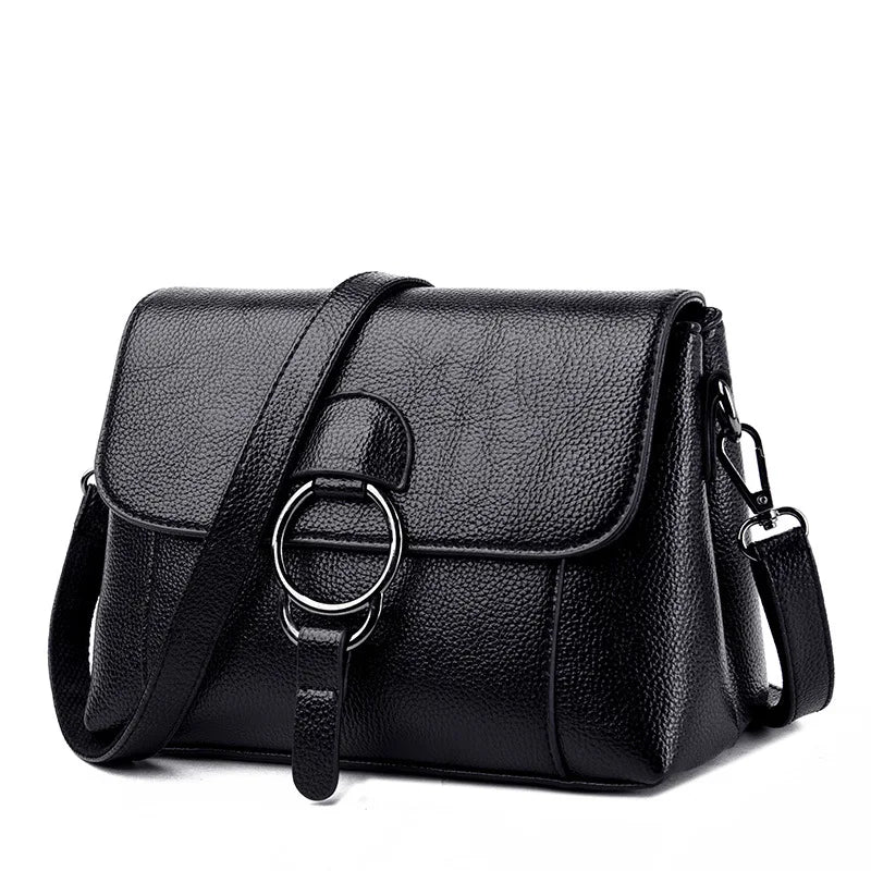 PU Leather Women Messenger Bag Crossbody Single Shoulder Handbag