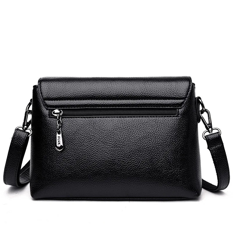 PU Leather Women Messenger Bag Crossbody Single Shoulder Handbag