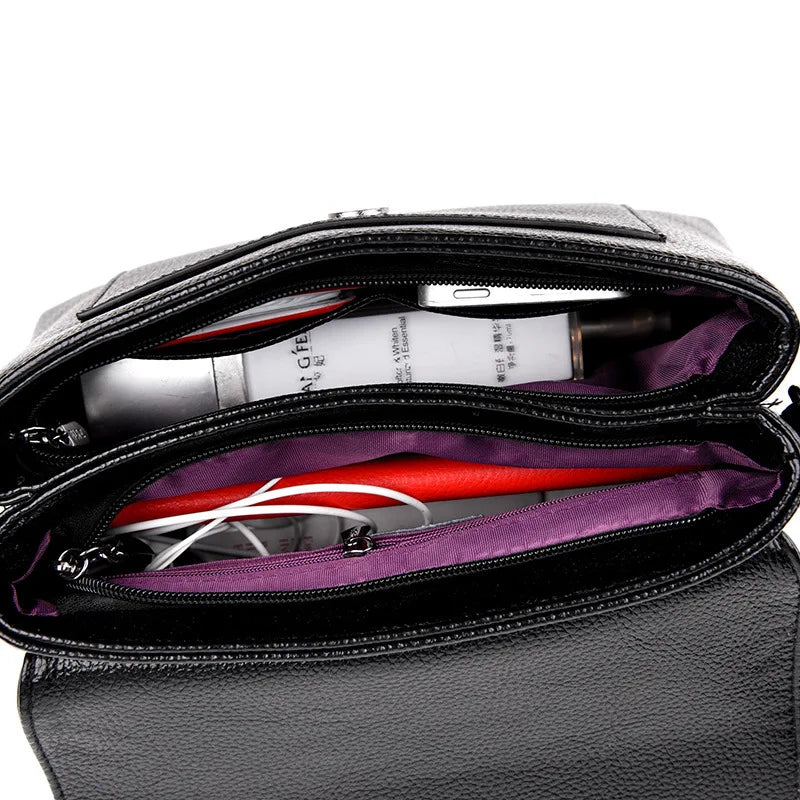 PU Leather Women Messenger Bag Crossbody Single Shoulder Handbag