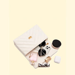 Vintage Chain Women Messenger Bag Lingge Underarm Bag