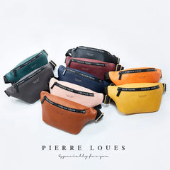 Leather Fanny Pack Unisex Waist Bag for women Multifunction Chest Bag