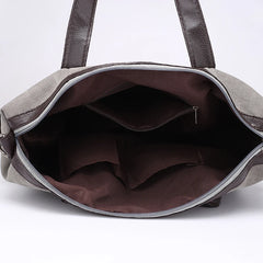 Men Canvas Shoulder Bag Carry On Luggage Tote Large Capacity