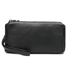 Men's Mobile Phone Bag Leather Handbag Purse Soft Wallet