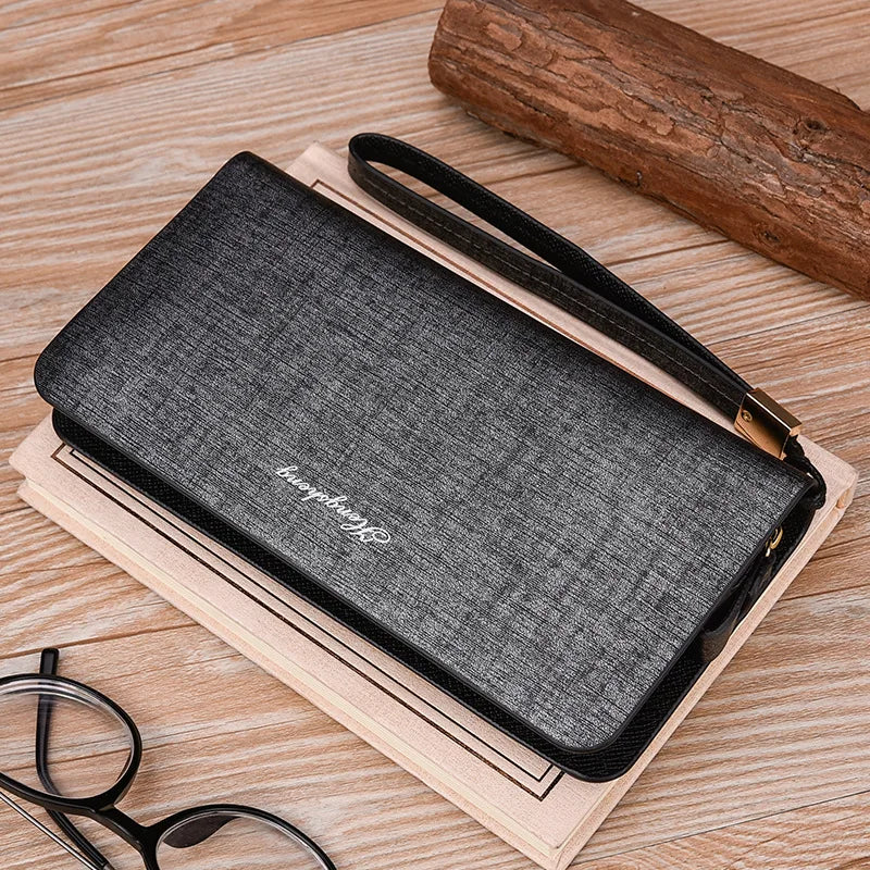 Men's Long Wallet Multi-Card Youth Clutch Large Capacity