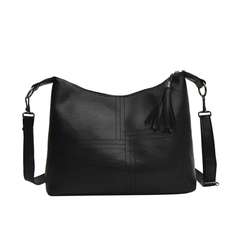 Patent Leather Bucket Bag Large Capacity Women Bag