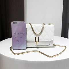 Casual Chain Shoulder Bag Korean-style Square Sling Bag