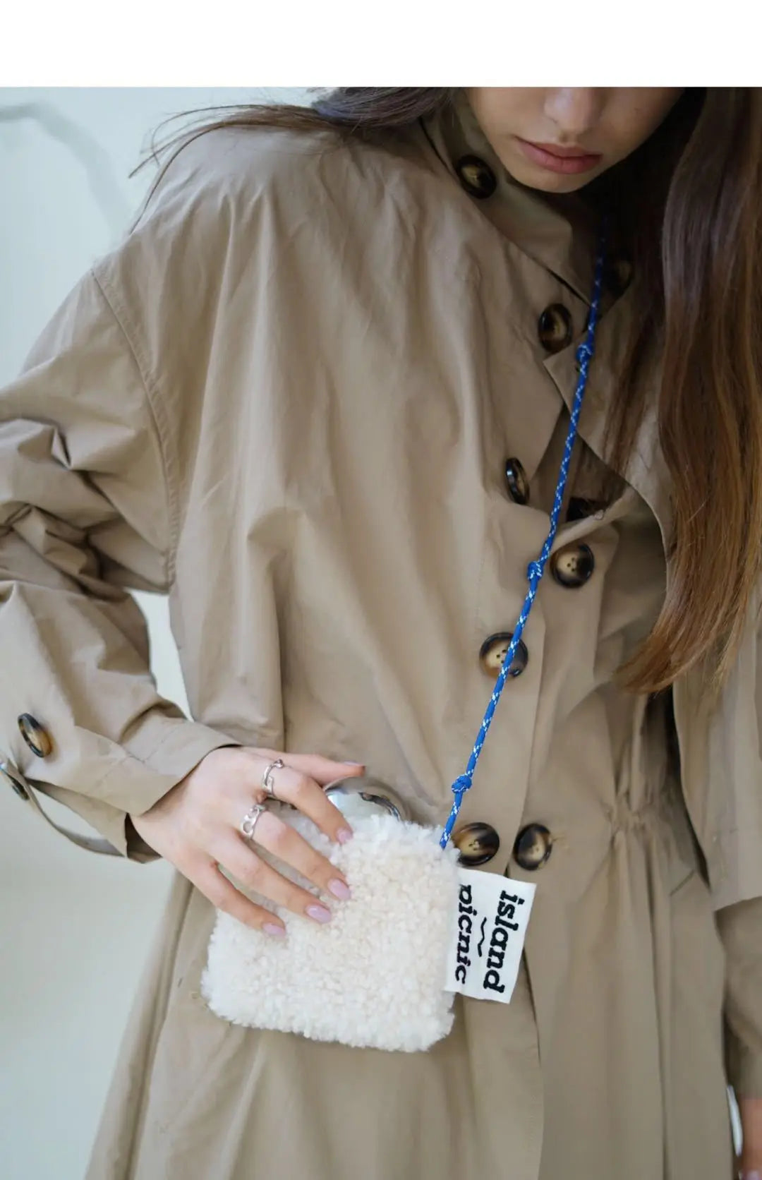 Women's Wool Crossbody Bag Plush Shoulder Bag Mini Bag