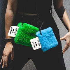 Women's Wool Crossbody Bag Plush Shoulder Bag Mini Bag
