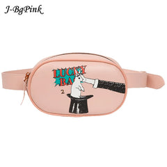 PU Leather Women Chest Bag Waist Bag in Lucky Bag Series