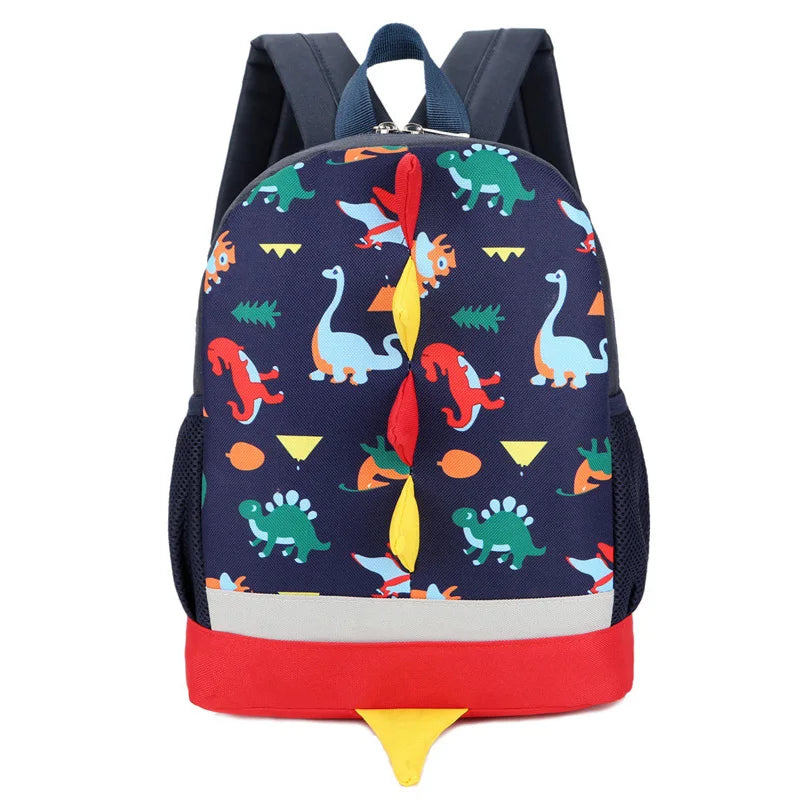 Nylon Children Backpacks Printing Kindergarten Boy School Backpack