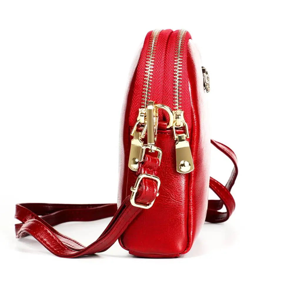 Summer Oil Wax Retro Style Single Shoulder Bag