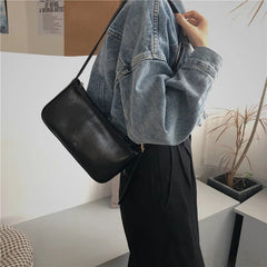 Vintage Crocodile Pattern Women Shoulder Bags Retro PU Leather Bags
