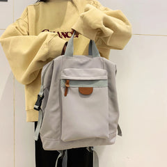 Waterproof Nylon Women Backpack Female Large Capacity Solid Travel Backpack