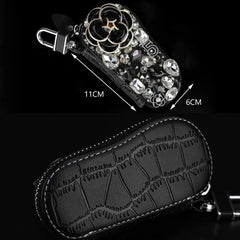 Crocodile Pattern Diamonds Key Case Housekeeper For Female High Class Motor