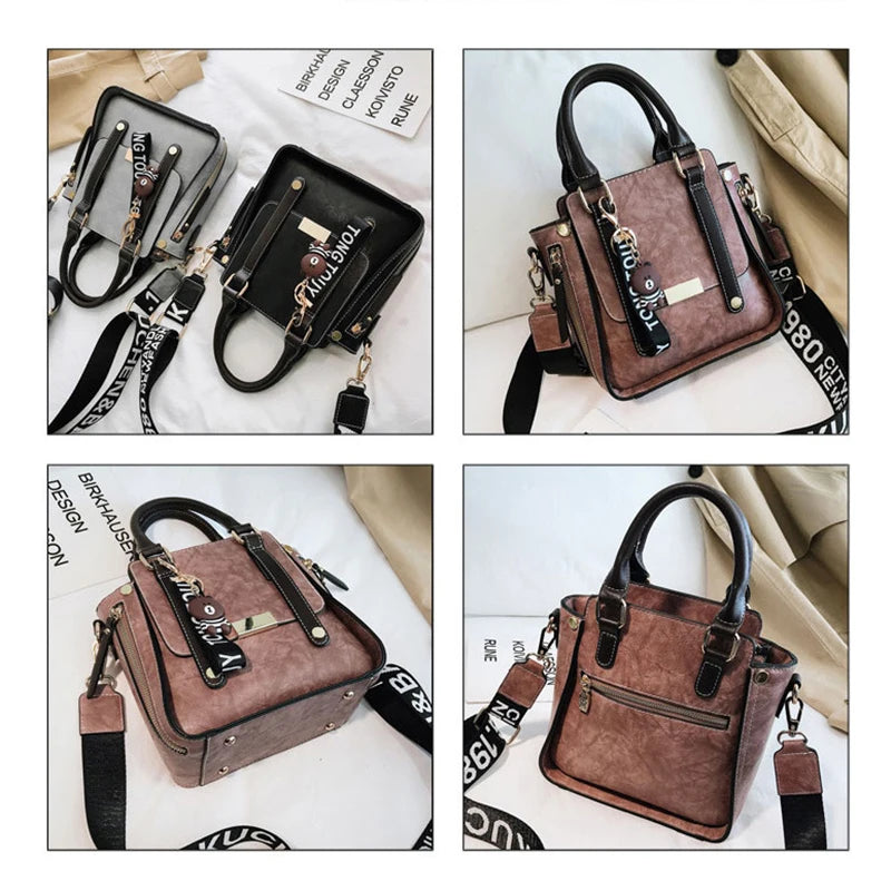 High Leather Women's Crossbody Bag Lady Handbag