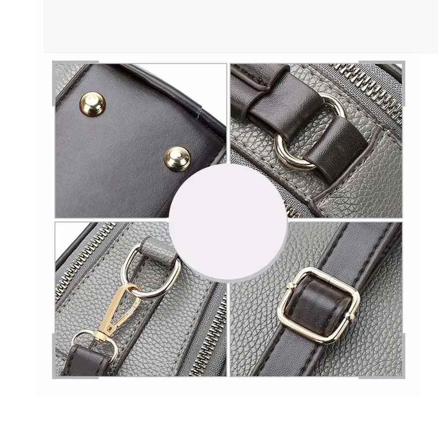 Shell Shape Shoulder Crossbody Bag PU Leather with Fur Ball
