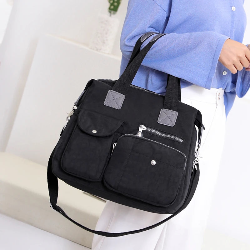 Women's Waterproof Crossbody Bag Large Capacity Canvas Bag
