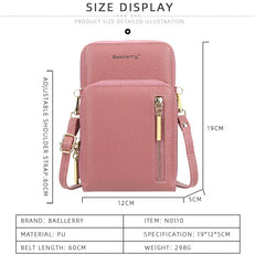 Women Wallets Crossbody Bag Top Phone Pocket Handbags