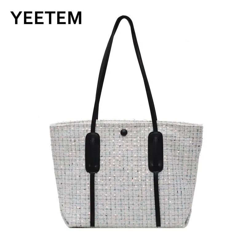 Sequins All-Match Large-Capacity Underarm Bag