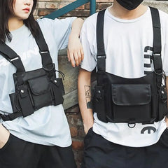 Streetwear Tactical Chest Bag Cross Shoulder Vest Pack