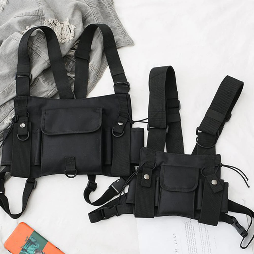 Streetwear Tactical Chest Bag Cross Shoulder Vest Pack