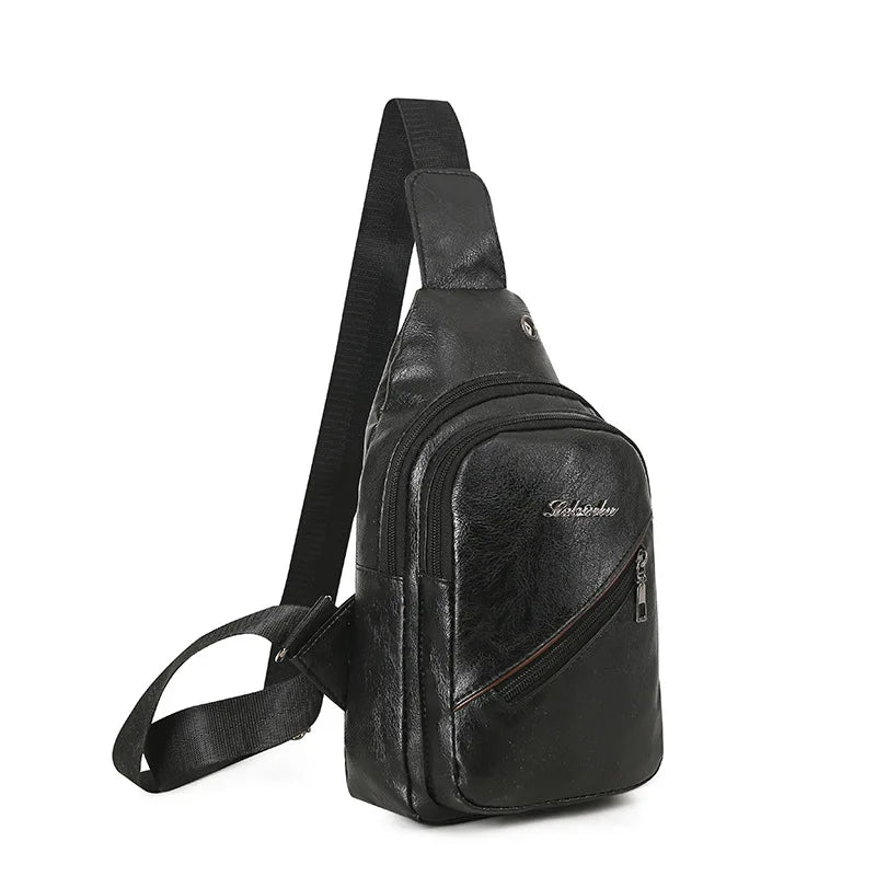 Lightweight PU Shoulder Messenger Bag