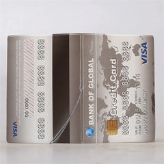 Cartoon Passport Holder PVC Leather Travel Cover