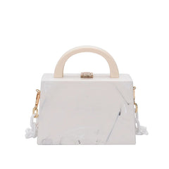 Acrylic Chain Bag Female Plastic Messenger Handbag