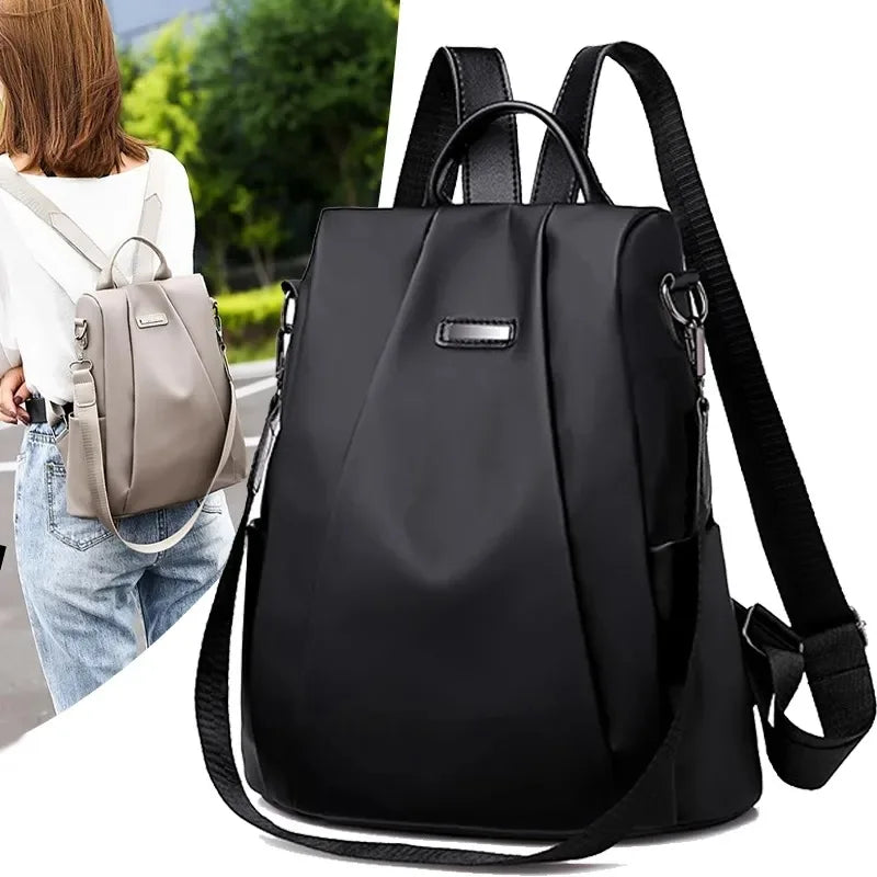 Waterproof Anti Theft Backpack Women Schoolbag