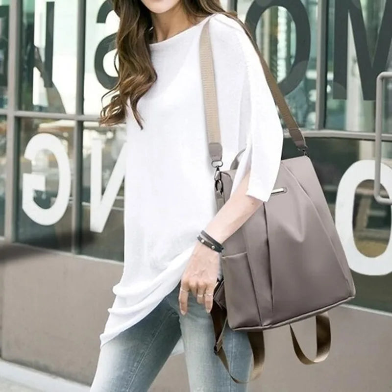 Waterproof Anti Theft Backpack Women Schoolbag