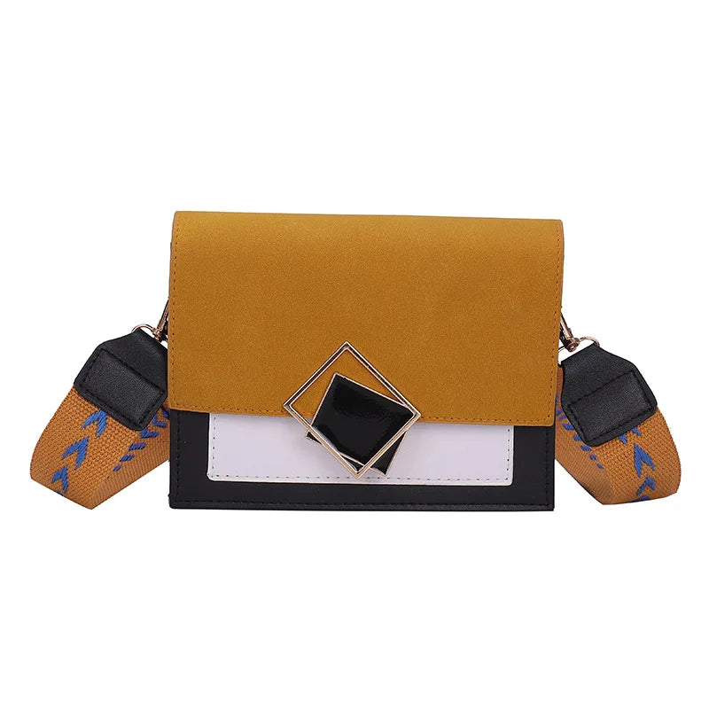 Autumn Small Leather Bag Women Messenger Bag Broadband One-shoulder Bag