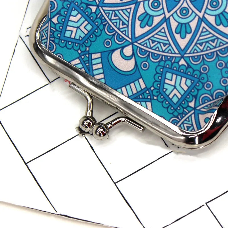 Bohemia Women Wallet Vintage National Wind Hasp Mini Bag Lady Purses Clutch