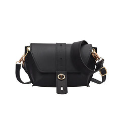 Women's Small Crossbody Bag PU Leather Messenger Flap Handbag
