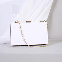 Transparent Acrylic Clutch Bag Crossbody Wedding Evening Party Handbag