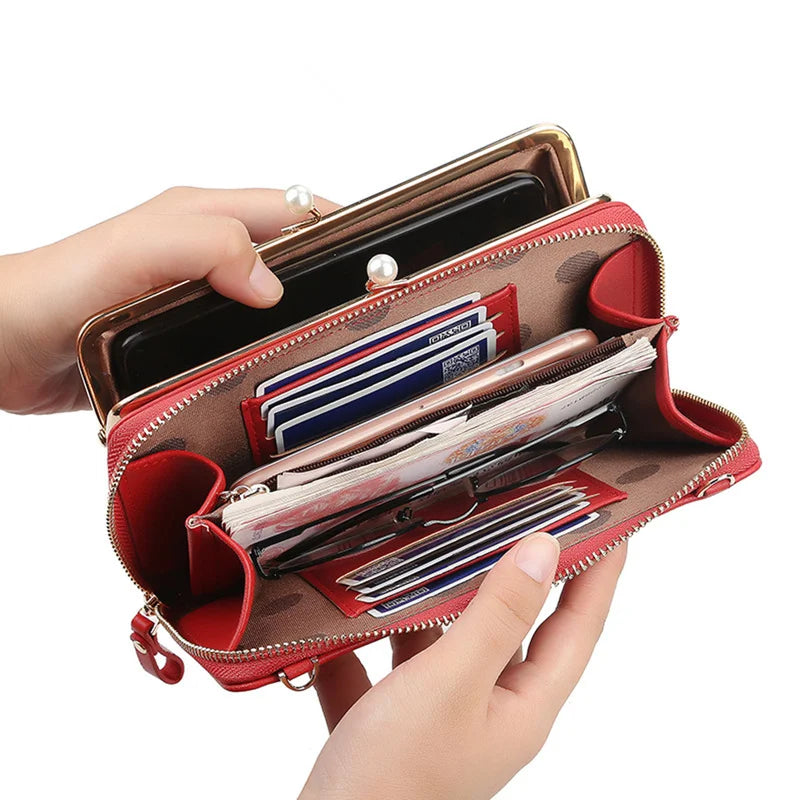 Candy Crossbody Bags Women Wallet Bag Ladies Patchwork Phone Holder