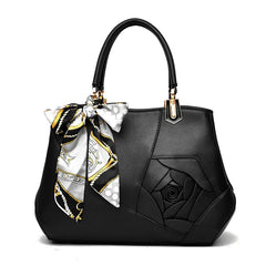 Casual High Crossbody Messenger Bags for Women Ladies Rose Bow Shoulder Bag