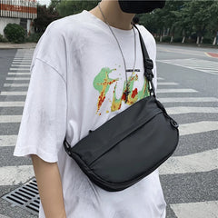 Casual Solid Women Shoulder HandBag Nylon Cloth Messenger Bag