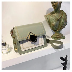 Chain PU Leather Crossbody Bag Small Shoulder Messenger