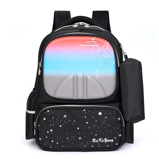 Kids Orthopedic School Backpack Girls Boys Primary School Bag