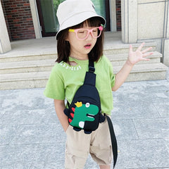 Boys Dinosaur Chest Bag Outdoor Travel Backpack