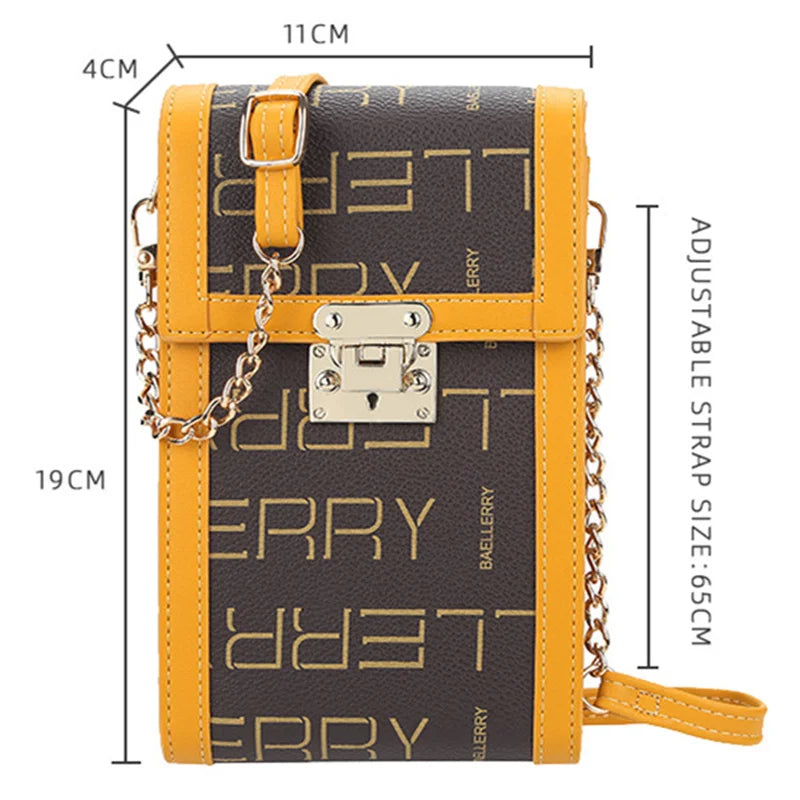 Multi-color Letter Printing Shoulder Bag for Women Messenger Bags
