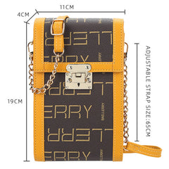 Multi-color Letter Printing Shoulder Bag for Women Messenger Bags